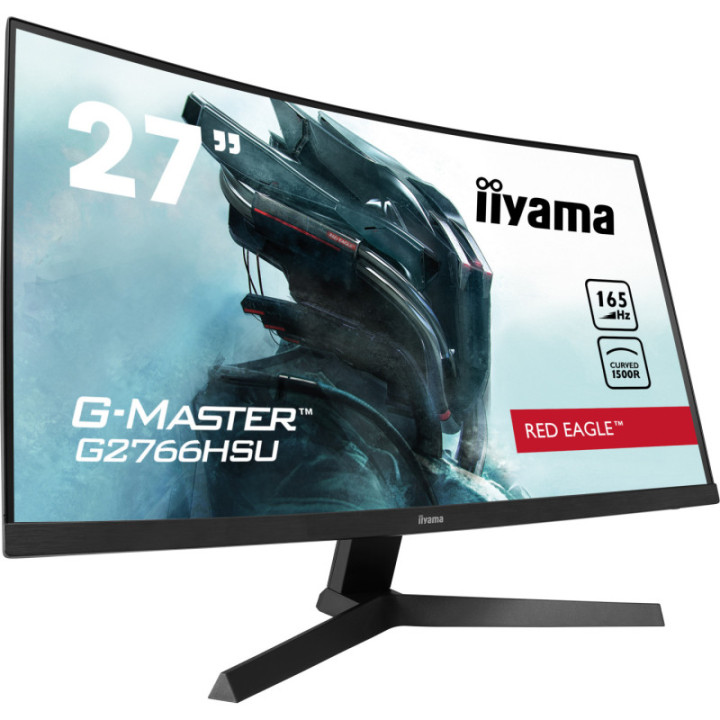 Iiyama 27" Curved Panel BLACK G2766HSU-B1