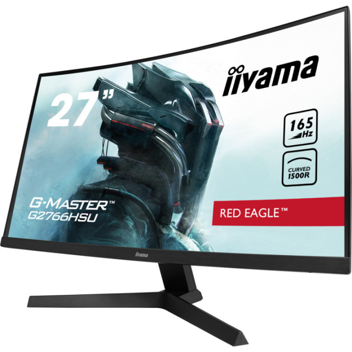 Iiyama 27" Curved Panel BLACK G2766HSU-B1