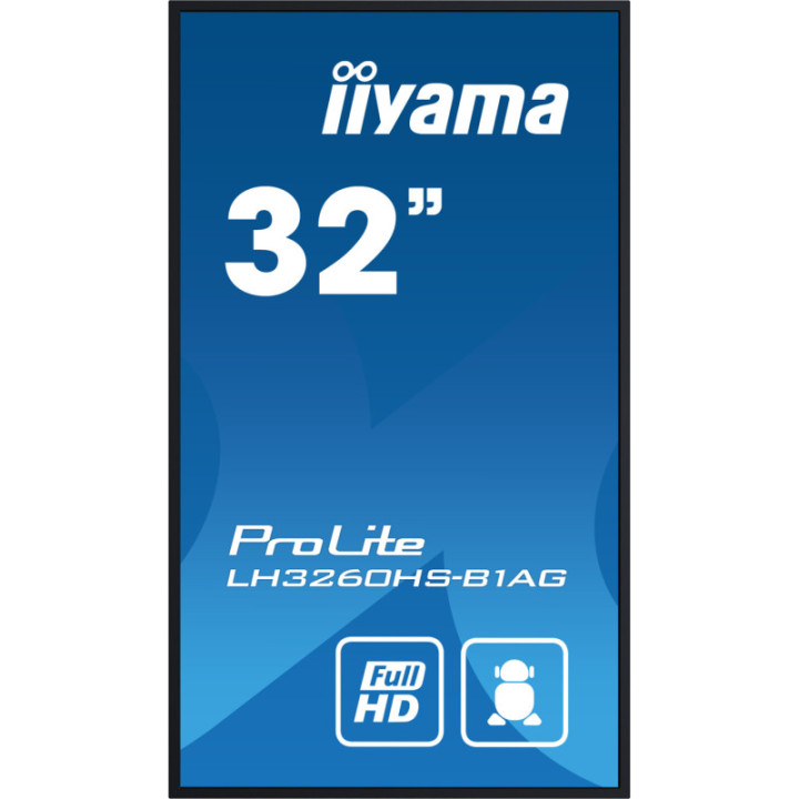 Iiyama 32" FHD BLACK LH3260HS-B1AG