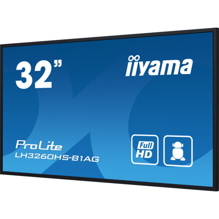 Iiyama 32" FHD BLACK LH3260HS-B1AG