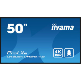 Iiyama 50" LCD 4K BLACK LH5054UHS-B1AG