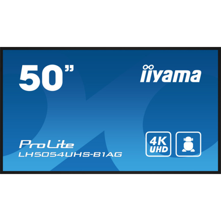 Iiyama 50" LCD 4K BLACK LH5054UHS-B1AG
