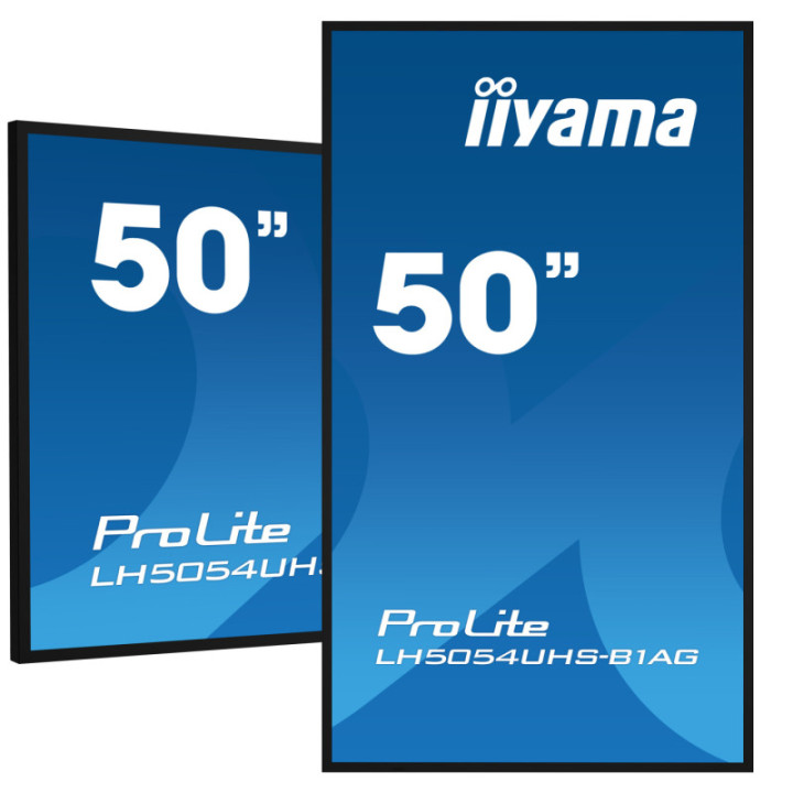Iiyama 50" LCD 4K BLACK LH5054UHS-B1AG