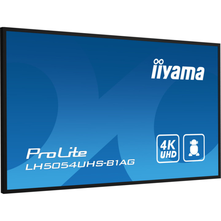 Iiyama 50" LCD 4K BLACK LH5054UHS-B1AG