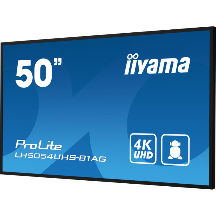 Iiyama 50" LCD 4K BLACK LH5054UHS-B1AG