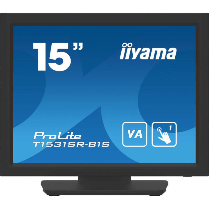 Iiyama 15" 4:3 Resistive BLACK T1531SR-B1S