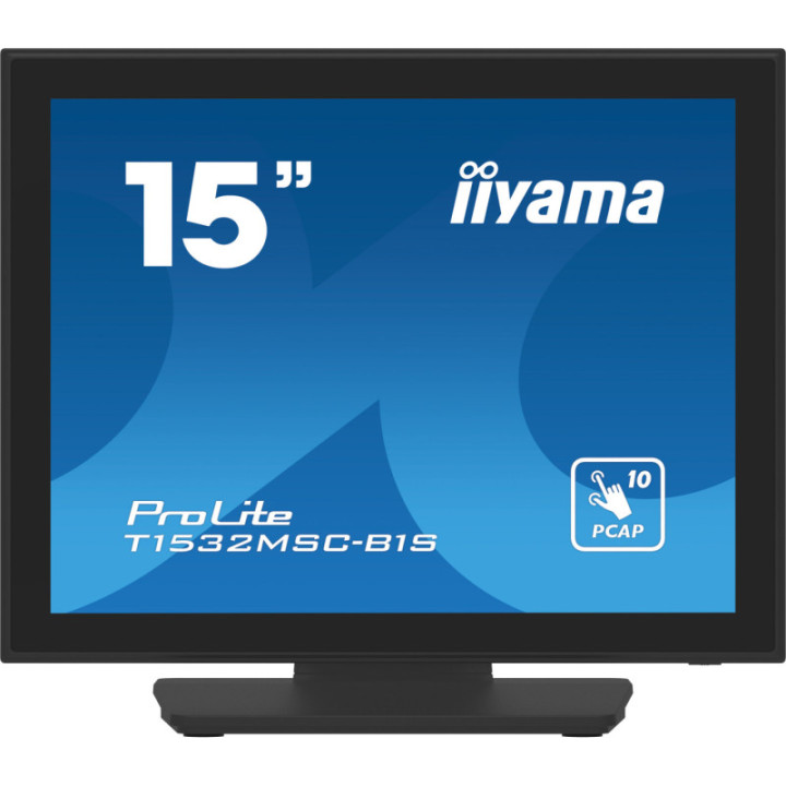 Iiyama 15" 5:4 PCAP 10P  BLACK T1532MSC-B1S