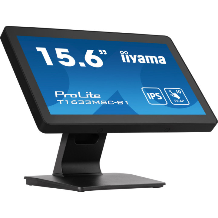 Iiyama 15,6" PCAP 10P Touch BLACK T1633MSC-B1