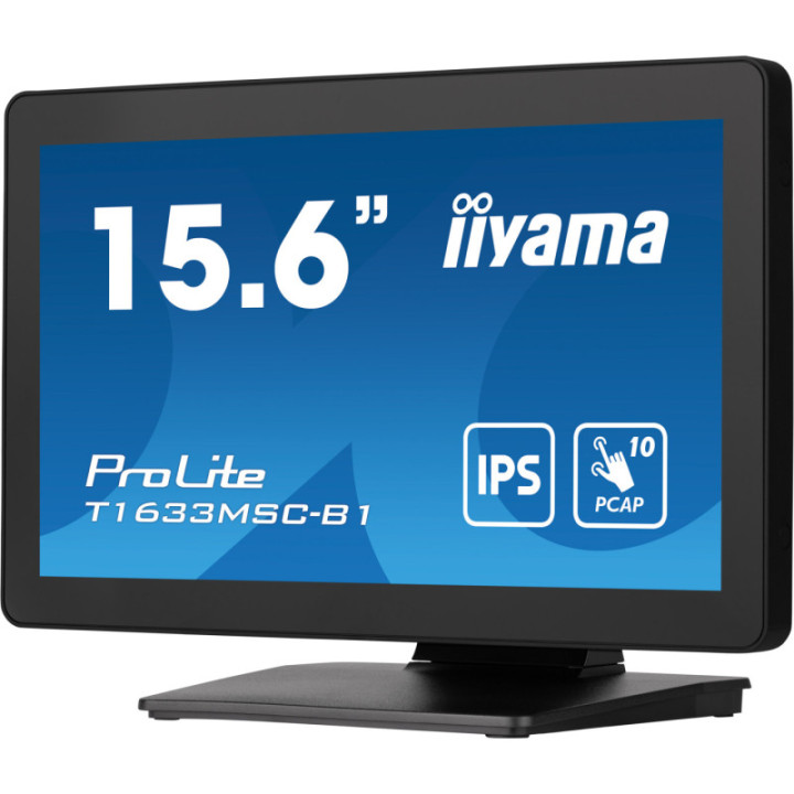 Iiyama 15,6" PCAP 10P Touch BLACK T1633MSC-B1