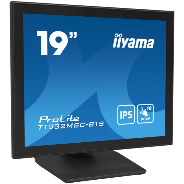 Iiyama 19" 5:4 PCAP 10P Touch T1932MSC-B1S BLACK