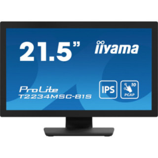 Iiyama 21,5" PCAP 10P Touch BLACK T2234MSC-B1S