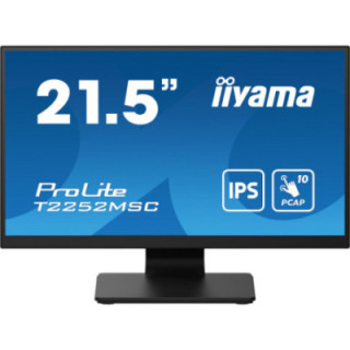 Iiyama 21,5" PCAP 10P Touch BLACK T2252MSC-B2