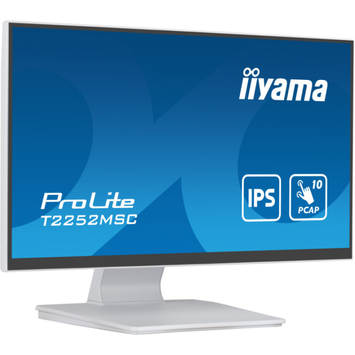 Iiyama 21,5" PCAP 10P Touch White T2252MSC-W2