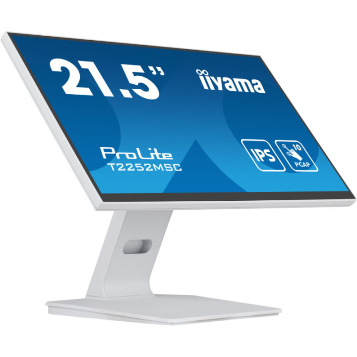 Iiyama 21,5" PCAP 10P Touch White T2252MSC-W2