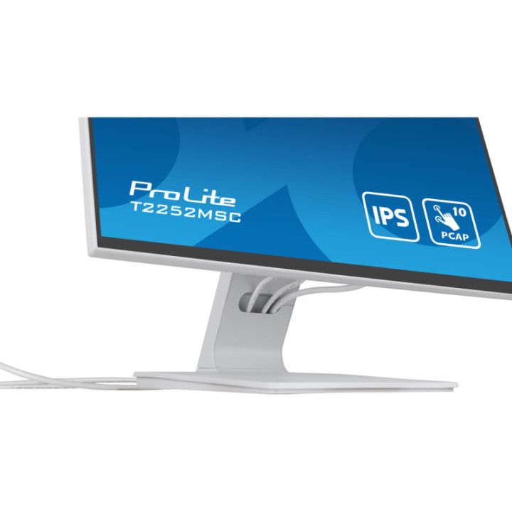 Iiyama 21,5" PCAP 10P Touch White T2252MSC-W2