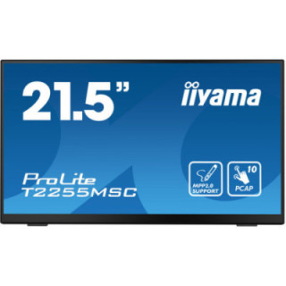 Iiyama 22" PCAP 10P Touch BLACK T2255MSC-B1