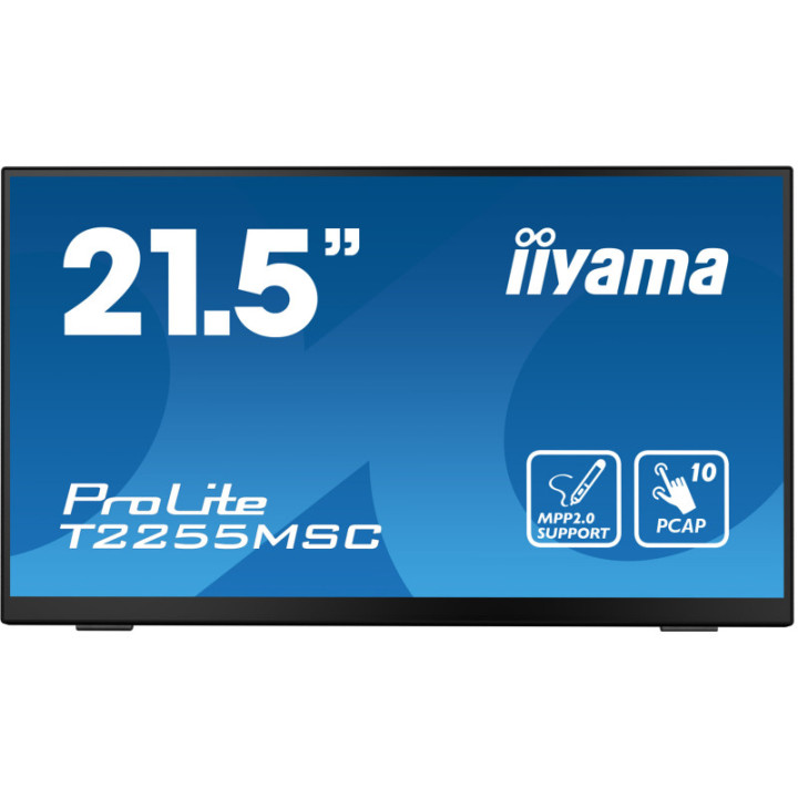 Iiyama 22" PCAP 10P Touch BLACK T2255MSC-B1