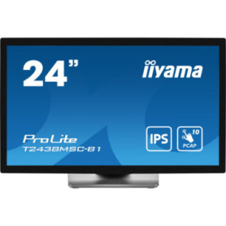 Iiyama 24" PCAP 10P Touch BLACK T2438MSC-B1