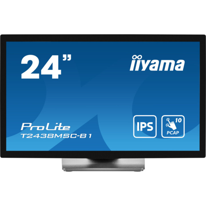 Iiyama 24" PCAP 10P Touch BLACK T2438MSC-B1