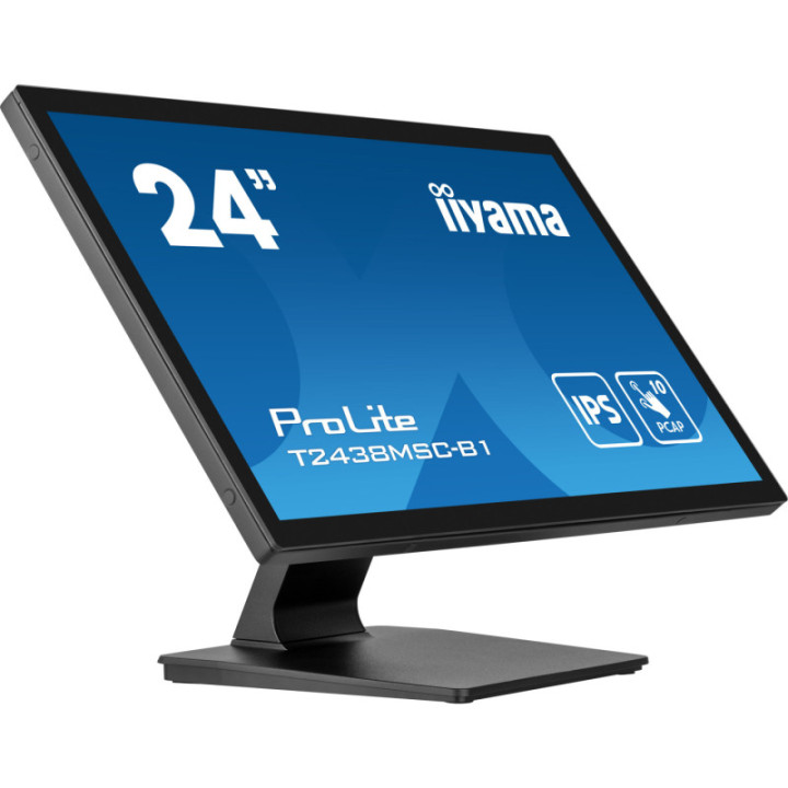 Iiyama 24" PCAP 10P Touch BLACK T2438MSC-B1