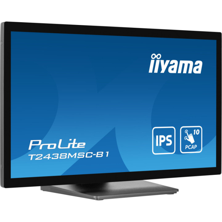Iiyama 24" PCAP 10P Touch BLACK T2438MSC-B1