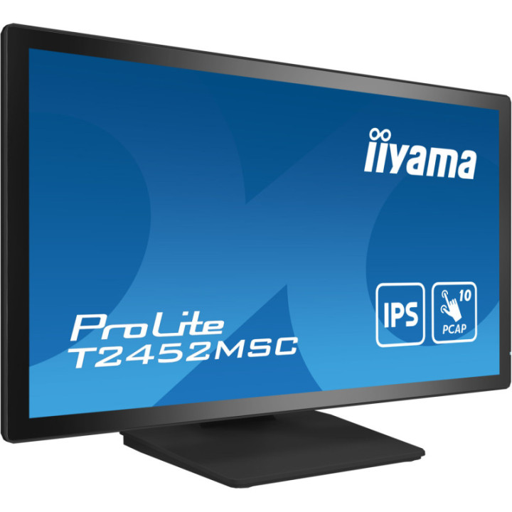 Iiyama 24" PCAP 10P Touch BLACK T2452MSC-B1
