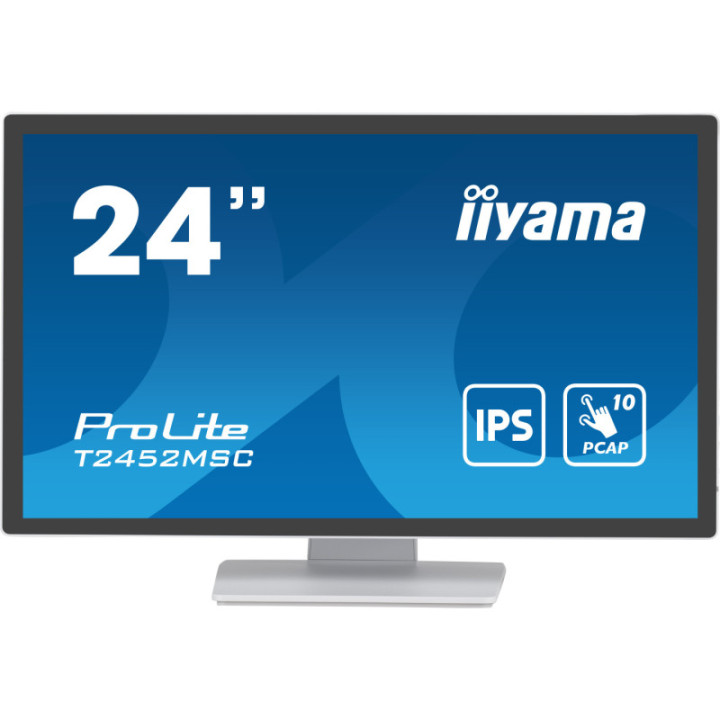 Iiyama 24" PCAP 10P Touch White T2452MSC-W1