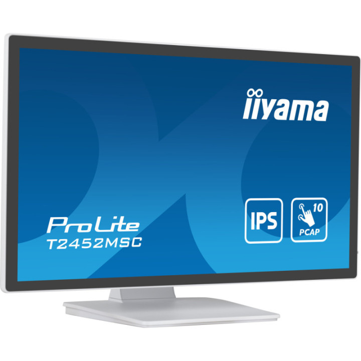 Iiyama 24" PCAP 10P Touch White T2452MSC-W1