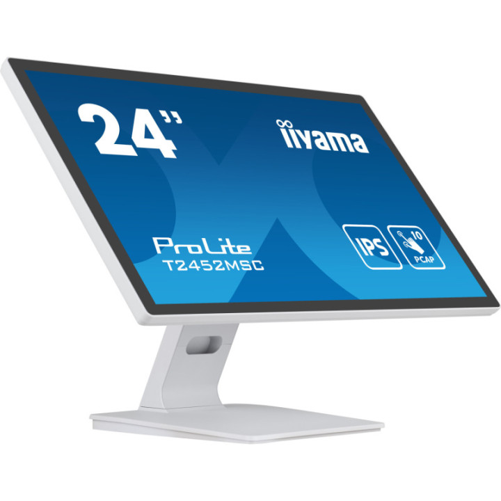 Iiyama 24" PCAP 10P Touch White T2452MSC-W1