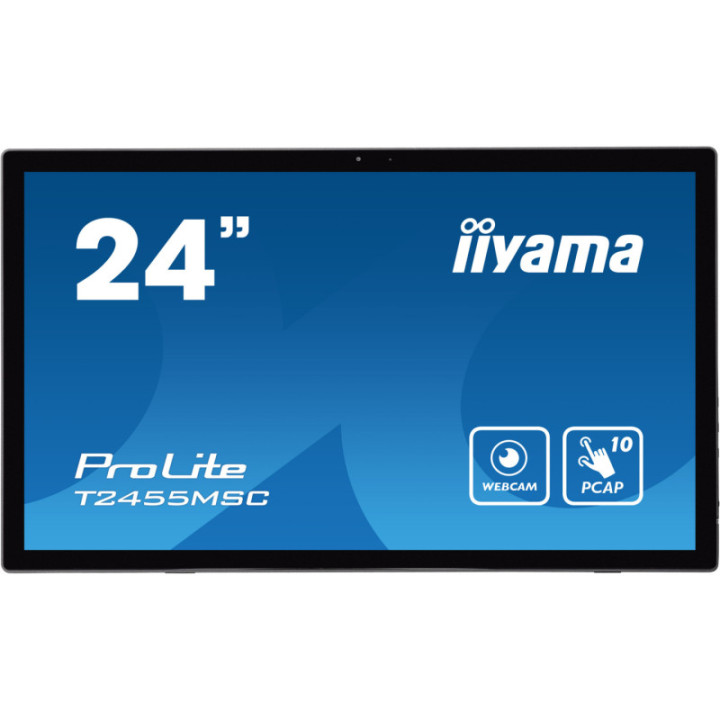 Iiyama 24" PCAP 10P Touch BLACK T2455MSC-B1
