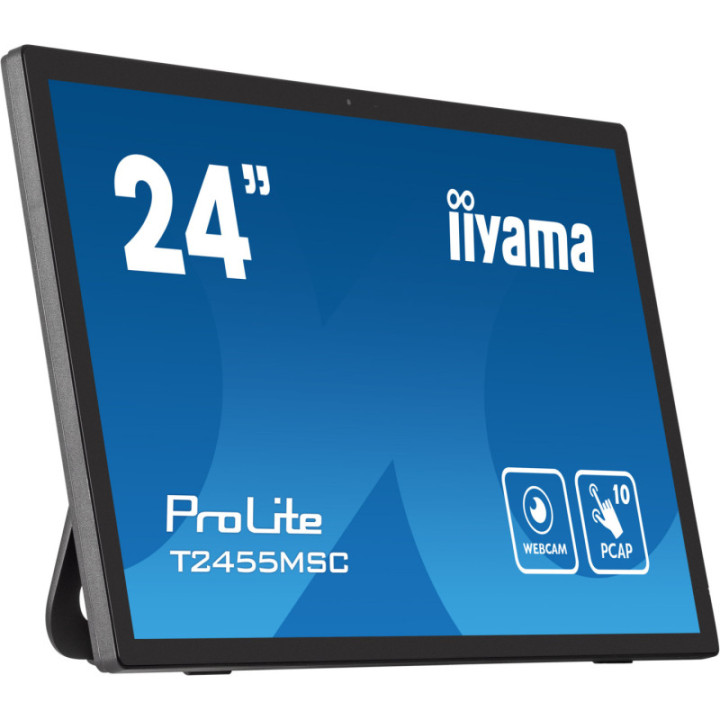 Iiyama 24" PCAP 10P Touch BLACK T2455MSC-B1