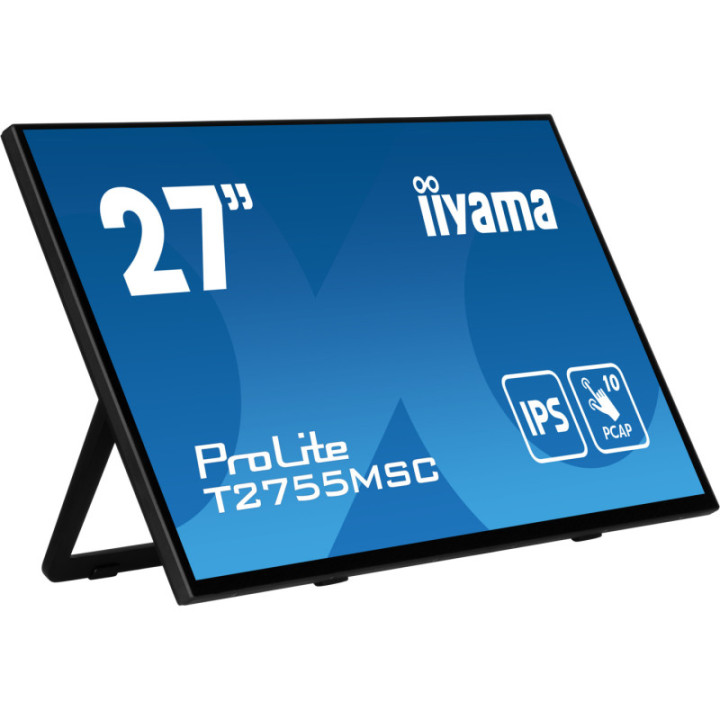 Iiyama 27" PCAP 10P Touch BLACK T2755MSC-B1