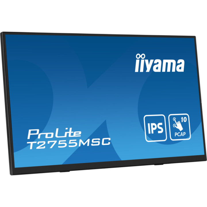 Iiyama 27" PCAP 10P Touch BLACK T2755MSC-B1