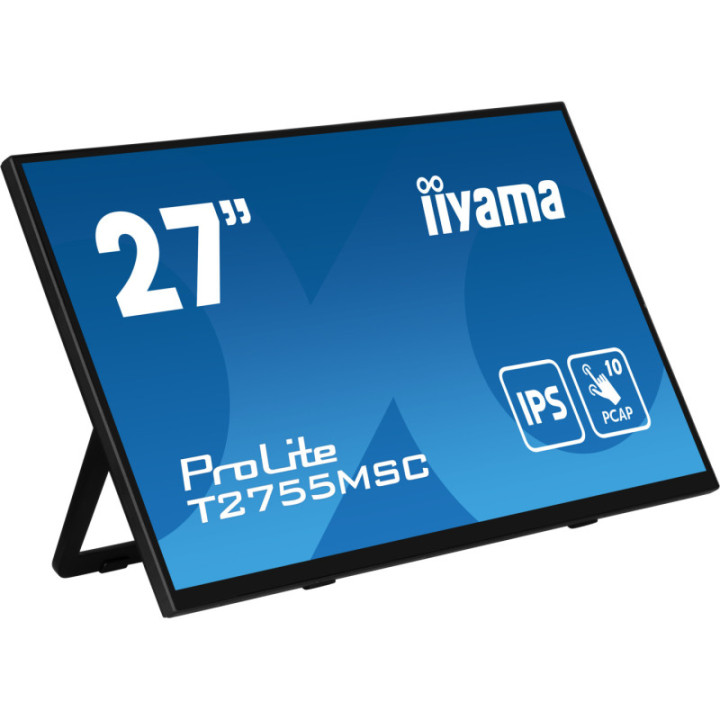 Iiyama 27" PCAP 10P Touch BLACK T2755MSC-B1