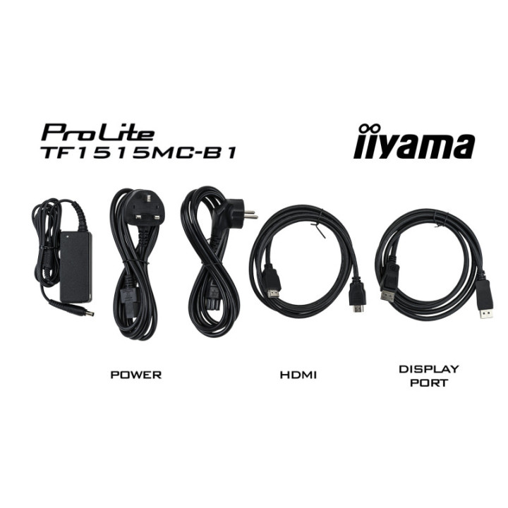 Iiyama 15" 4:3 PCAP 10P Touch TF1515MC-B2