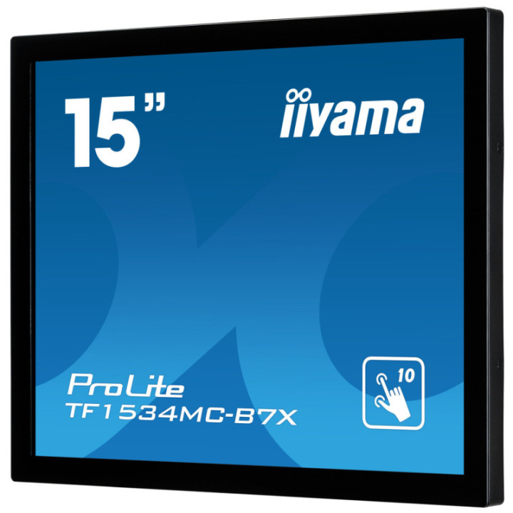 Iiyama 15" 4:3 PCAP 10P Touch TF1534MC-B7X
