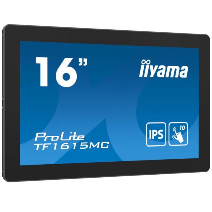 Iiyama 15.6" 16:9 PCAP 10P Touch TF1615MC-B1