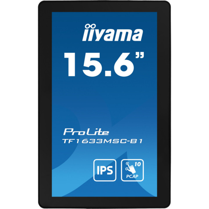 Iiyama 15,6" PCAP 10P Touch TF1633MSC-B1