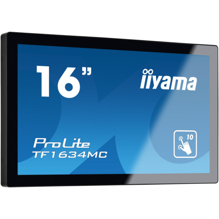 Iiyama 15" 16:9 PCAP 10P Touch TF1634MC-B8X
