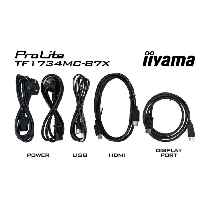 Iiyama 17" 5:4 PCAP 10P Touch TF1734MC-B7X