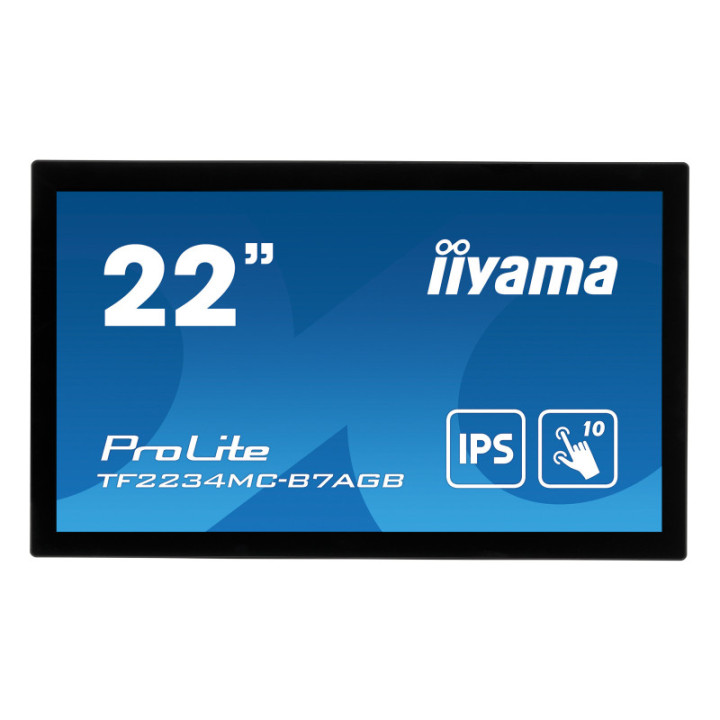 Iiyama 21,5" PCAP 10P Touch BLACK TF2234MC-B7AGB
