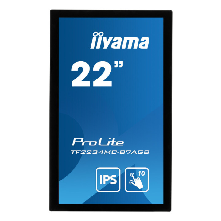 Iiyama 21,5" PCAP 10P Touch BLACK TF2234MC-B7AGB