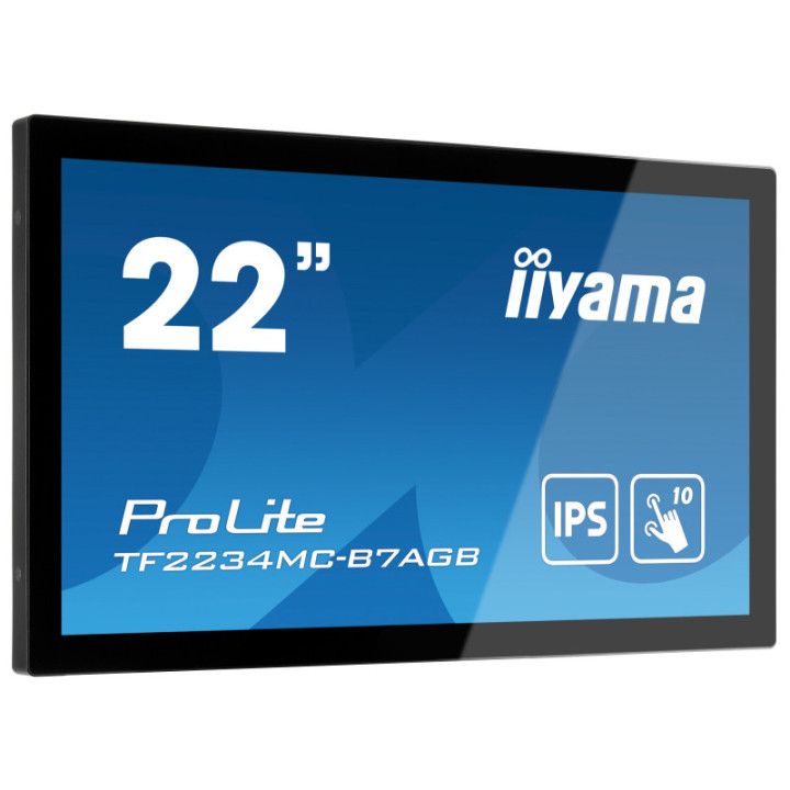Iiyama 21,5" PCAP 10P Touch BLACK TF2234MC-B7AGB