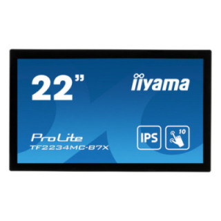 Iiyama 21,5" PCAP 10P BLACK TF2234MC-B7X