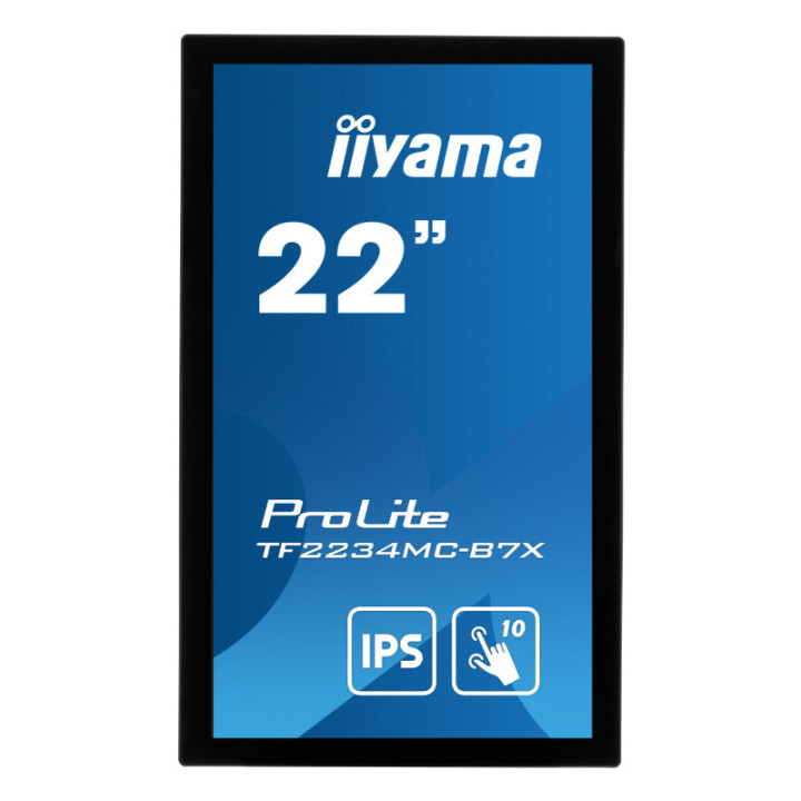 Iiyama 21,5" PCAP 10P BLACK TF2234MC-B7X