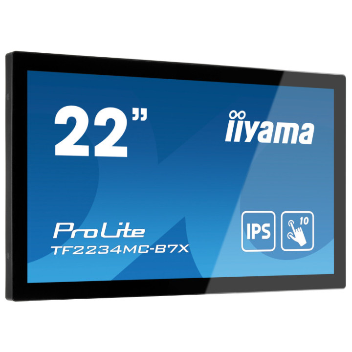 Iiyama 21,5" PCAP 10P BLACK TF2234MC-B7X