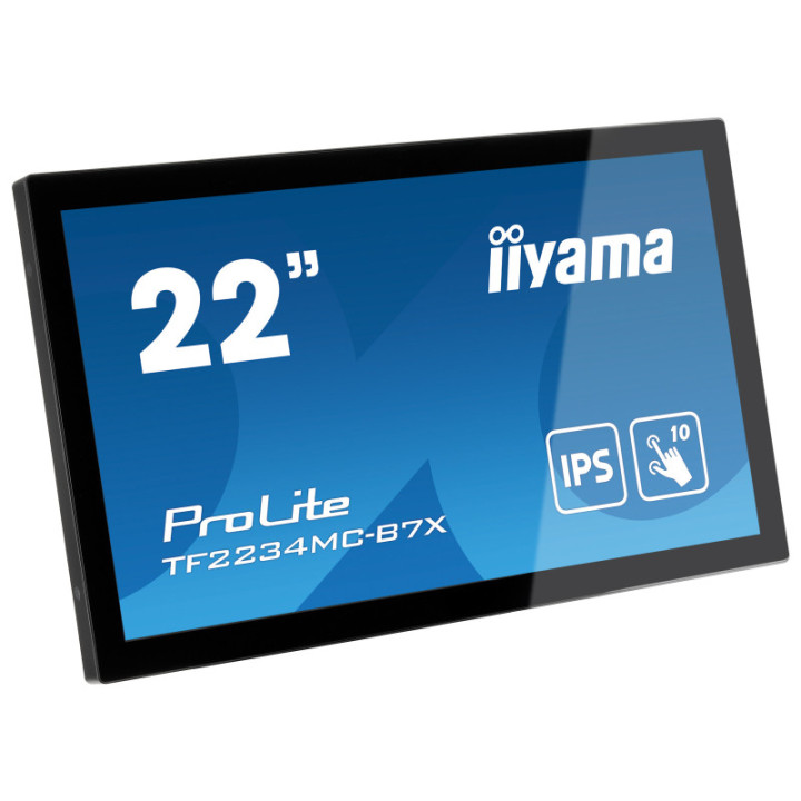 Iiyama 21,5" PCAP 10P BLACK TF2234MC-B7X