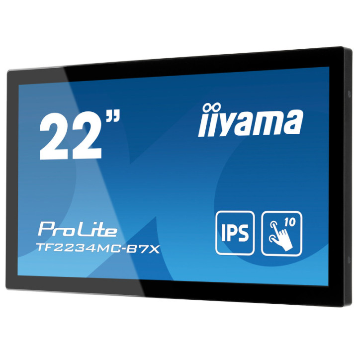 Iiyama 21,5" PCAP 10P BLACK TF2234MC-B7X