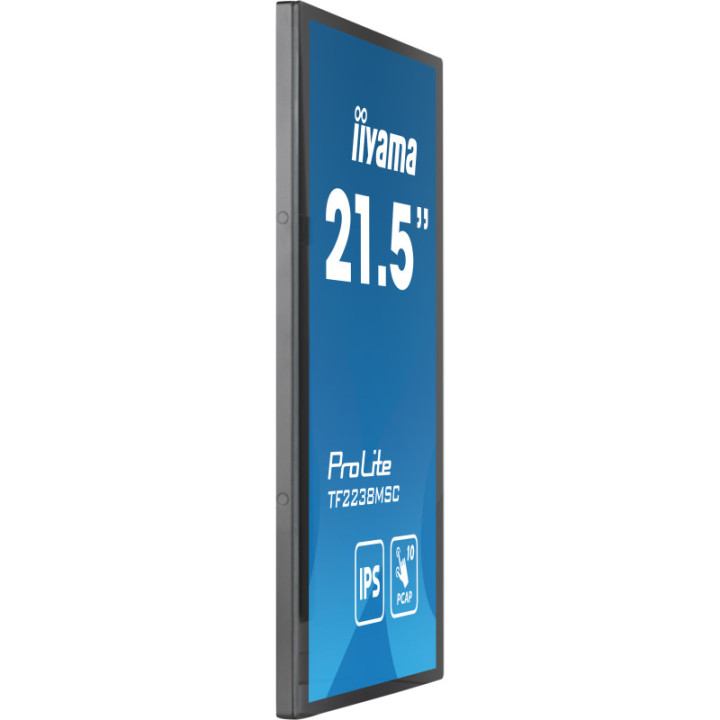 Iiyama 21,5" PCAP 10P Touch BLACK TF2238MSC-B1