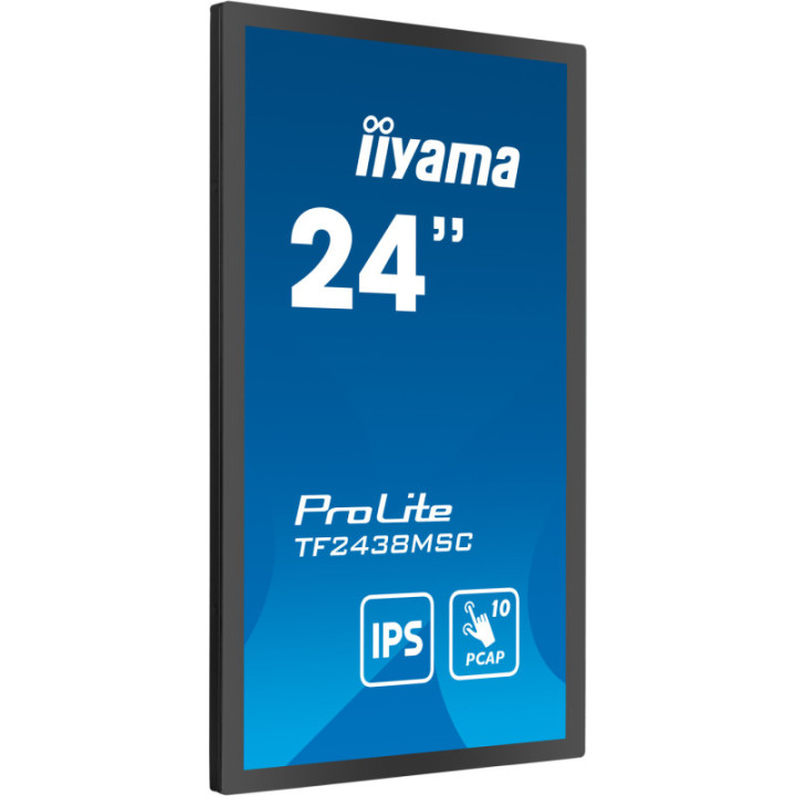 Iiyama 24" PCAP 10P Touch BLACK TF2438MSC-B1